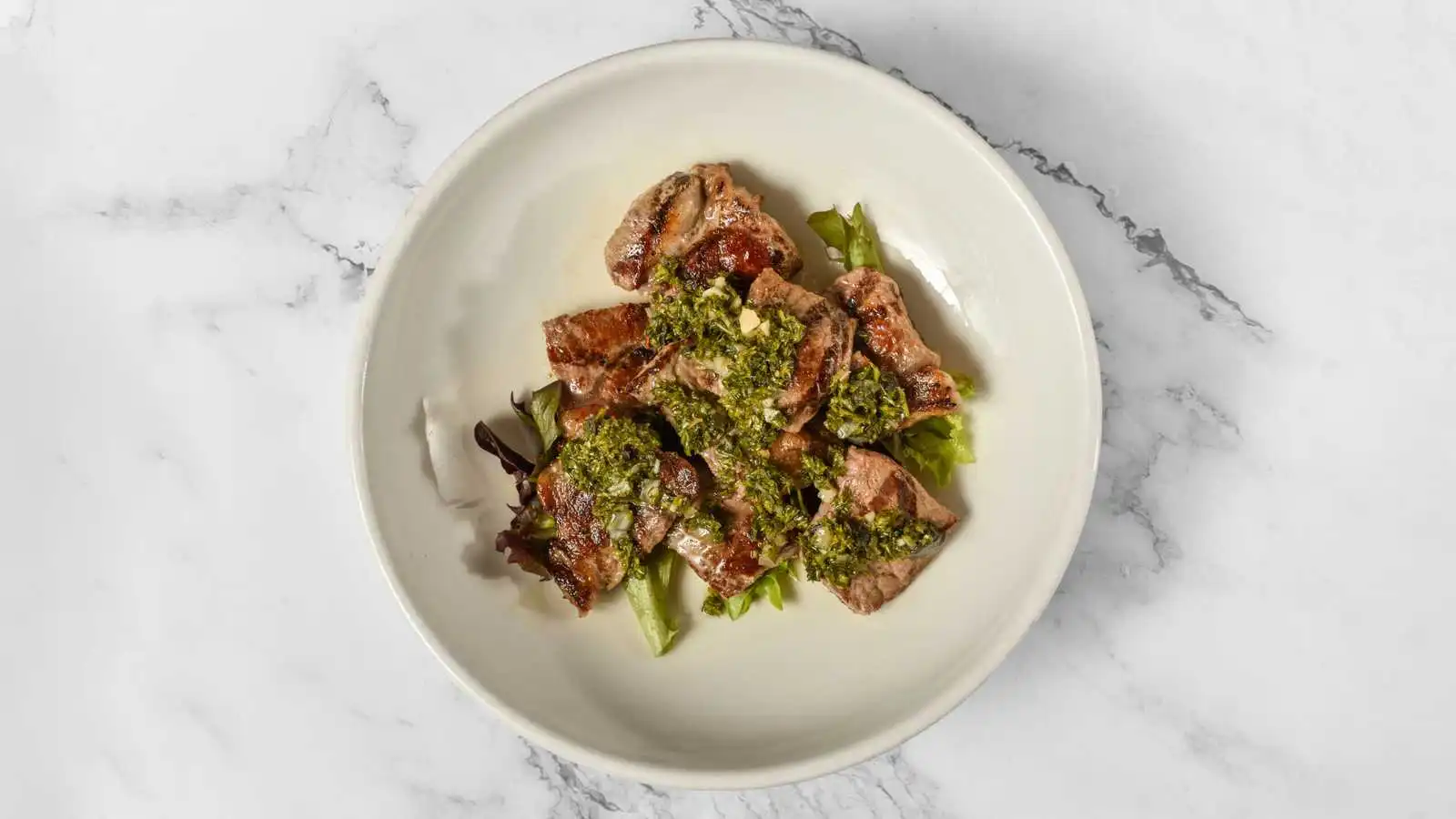 Chimichurri Steak Bites at The Hangout casual diner in Regina SK