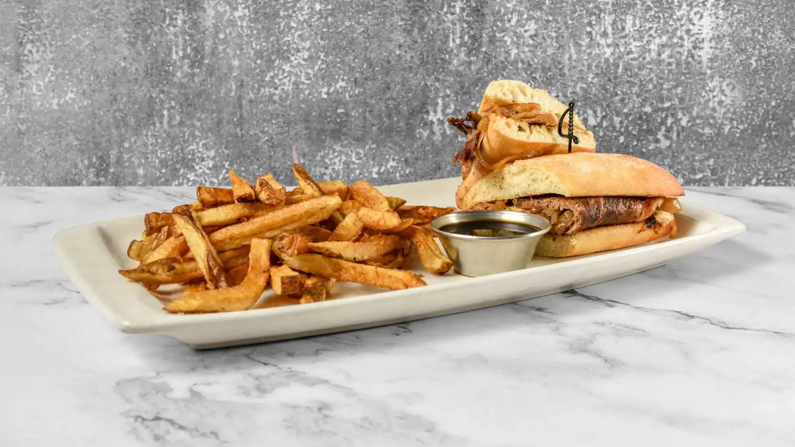 French Beef Dip at The Hangout casual diner in Regina SK